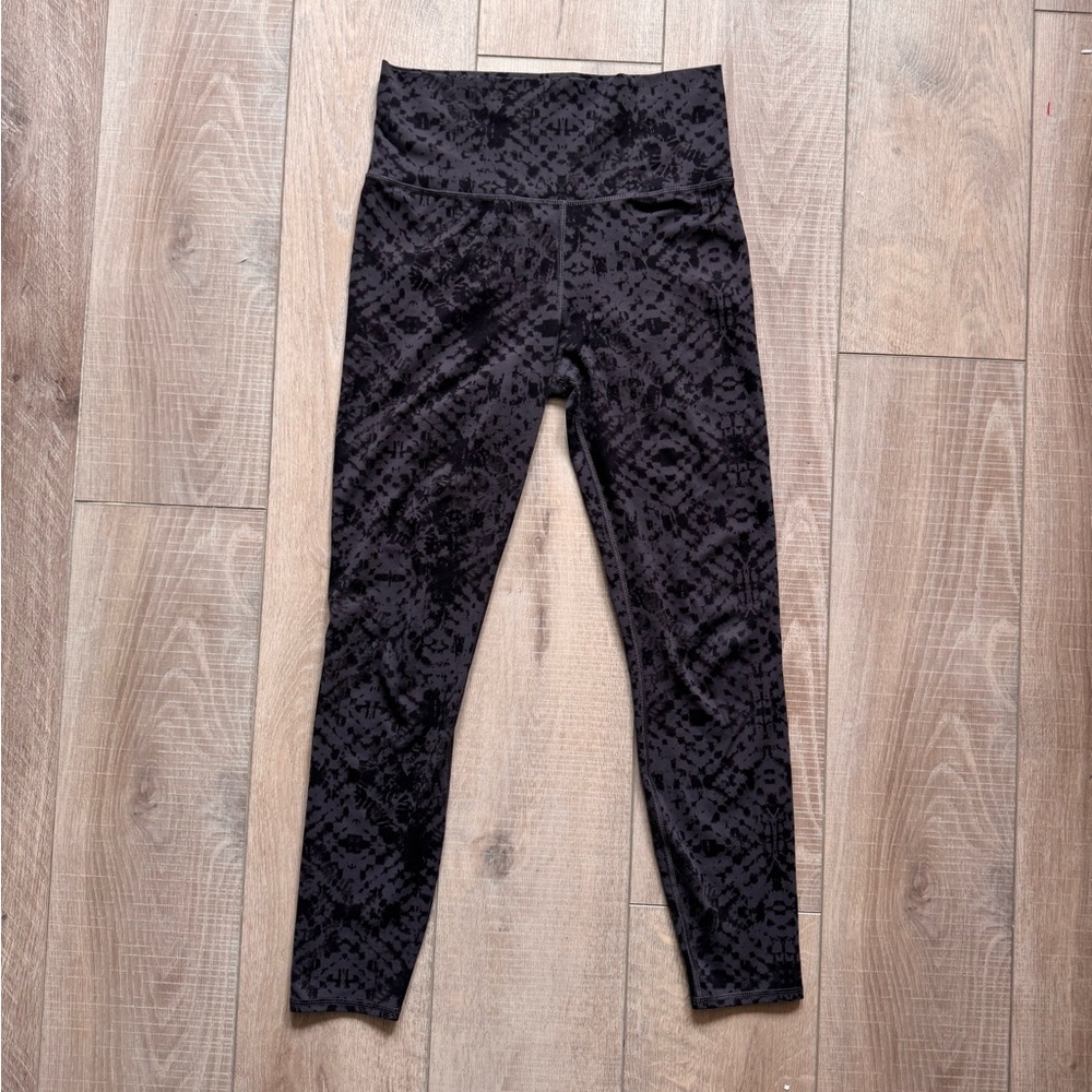 Vuori Black Snake Print Yoga Leggings Buttery Soft Gym Fitness Athleisure